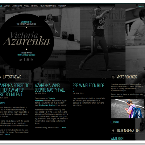 Vika Azarenka   Official Website